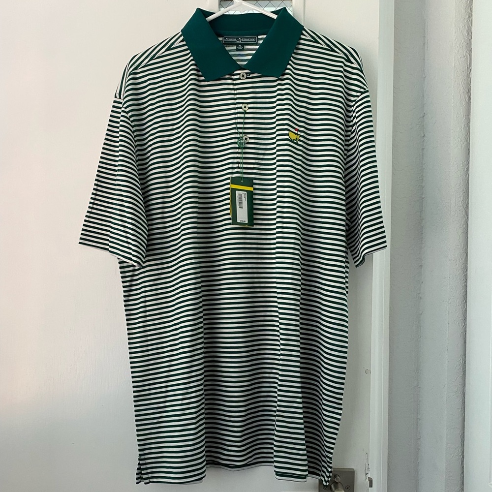 Authentic Master’s polo shirt.